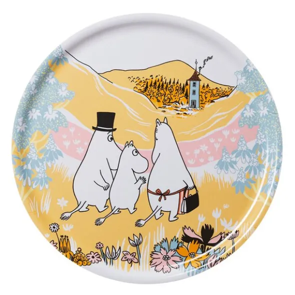 Mumin serveringsbricka 35 cm Familjemys 80 år