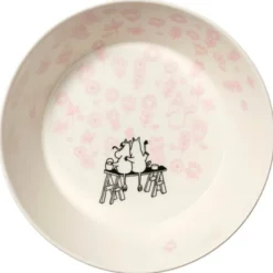 Mumin serveringsskål 23 cm Kärlek rosa 30 år