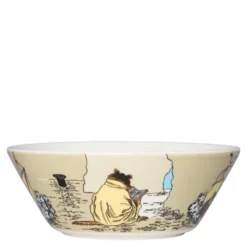 Mumin Skål Bisamråttan 15 cm Beige