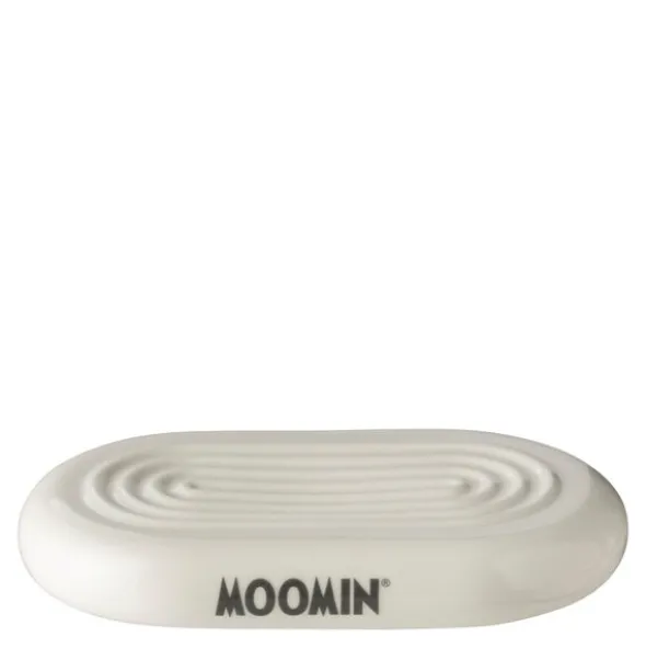 Mumin tvålfat 12x7 cm vit