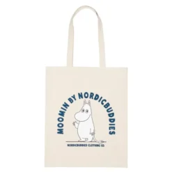 Mumin tygkasse Mumintrollet beige