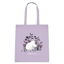 Mumin tygpåse 38,5x42 cm Mumin lila