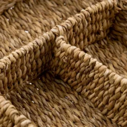 Naba förvaringskorg med fack 27x35 cm sjögräs