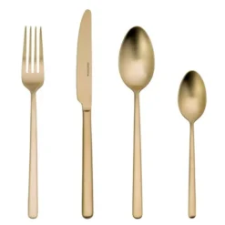 Nardo bestickset 16 delar champagne