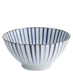Natsu Tokusa Mixed skål 17,8x9,5 cm 1 L blå/vit