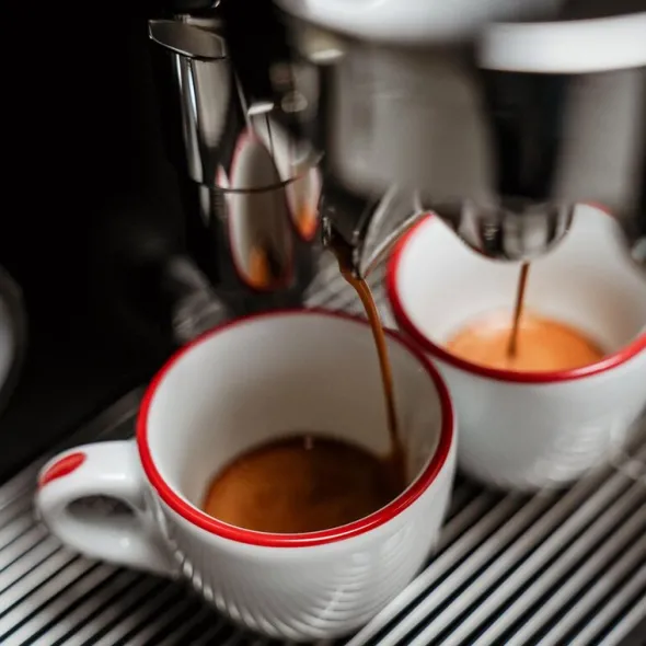 New Cellini Classic Nera Semiproffessionell Manuell Kaffemaskin Svart