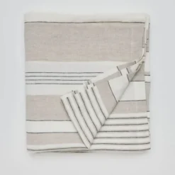 Noah duk 145x330 cm beige stripe