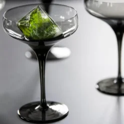 Noir cocktailglas / champagneskål 35 cl svart