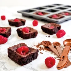 Non-stick bakform för 12-pack brownies