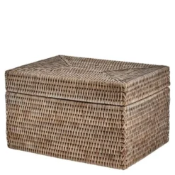 Norah förvaringslåda med lock 30x22 cm natur