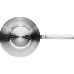 Norden Steel Wok 28 cm obelagt rostfritt stål
