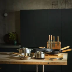Norden Steel Wok 28 cm obelagt rostfritt stål