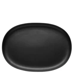 Nordic kitchen Ovala Serveringsfat 36 cm Svart