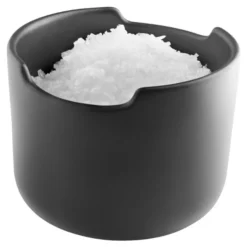 Nordic Kitchen Saltkar med lock Svart