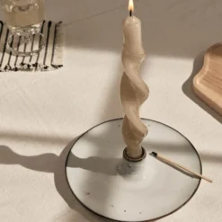 Nordic Sand ljusstake 18x4 cm sand