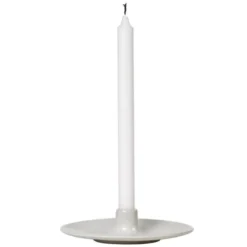 Nordic Vanilla ljusstake 18x4 cm cream