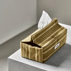 Näsduksfodral 24x12,5 cm mörk oliv