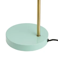 Ocean bordslampa 43 cm curry/mässing/turkos