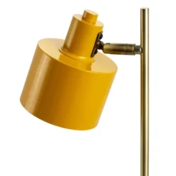 Ocean bordslampa 43 cm curry/mässing/turkos