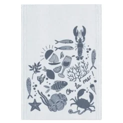 Oh La Mer! 012 handduk 35x50 cm mörkblå