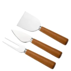 Oleda Ostkniv 3-pack Akaciaträ