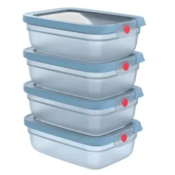 OneClick Fresh matlåda 1,2 L 4-pack blå