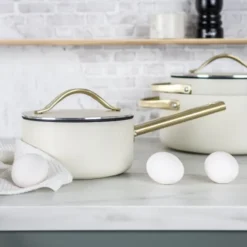 Ono grytset 3 delar 1,5/3/4,4 L cream/guld