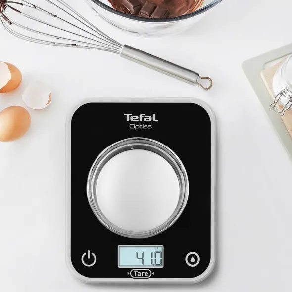 Optiss köksvåg 5 kg svart