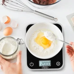 Optiss köksvåg 5 kg svart