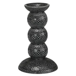 Orient antik ljusstake 14 cm asfalt