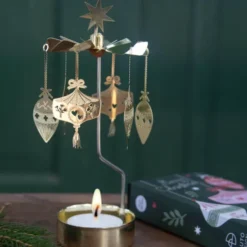 Ornaments änglaspel 16 cm guld