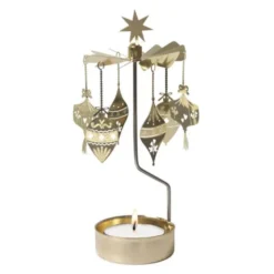 Ornaments änglaspel 16 cm guld