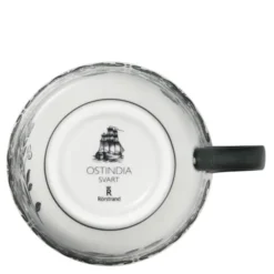 Ostindia Djup Tallrik 22 cm svart
