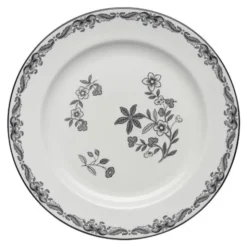 Ostindia Tallrik flat 27 cm svart