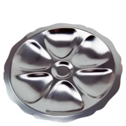 Ostrontallrik 25x25 cm silver