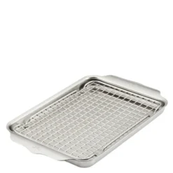Ovenbond plåt med avsvalningsgaller 24x39 cm