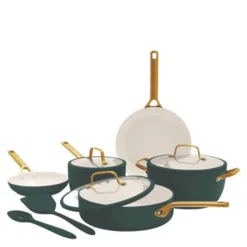Padova Reserve keramisk grytset 10 delar Pine Green
