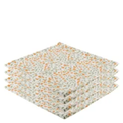 Palma Servett 45x45 cm 4-pack Grön/Orange