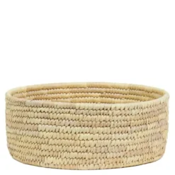 Palm Korg med lock 20x11 cm Natur