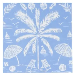Palms And Parasols servett 33x33 cm 20-pack ocean