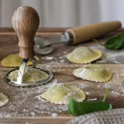Pasta La Vista raviolistämpel rund 6,5 cm natur/blank