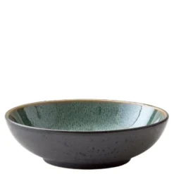 Pastaskål 20 cm Svart/Grön
