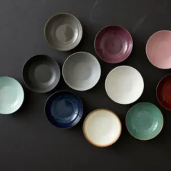 Pastaskål 20 cm Svart/Grön