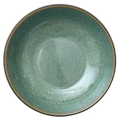 Pastaskål 20 cm Svart/Grön