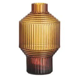 Pavilion vas 13,4 cm dark amber