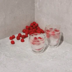 Pavina Glas dubbelväggad 25 cl 6-pack Klar