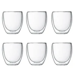 Pavina Glas dubbelväggad 25 cl 6-pack Klar
