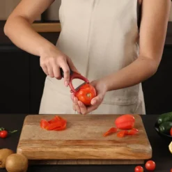 Peelers Y-tomatskalare röd/grå