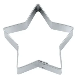 Pepparkaksform Stjärna femuddig 4 cm