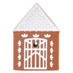 Pepparkakshus ljushus Stuga LED 7,5 cm brun